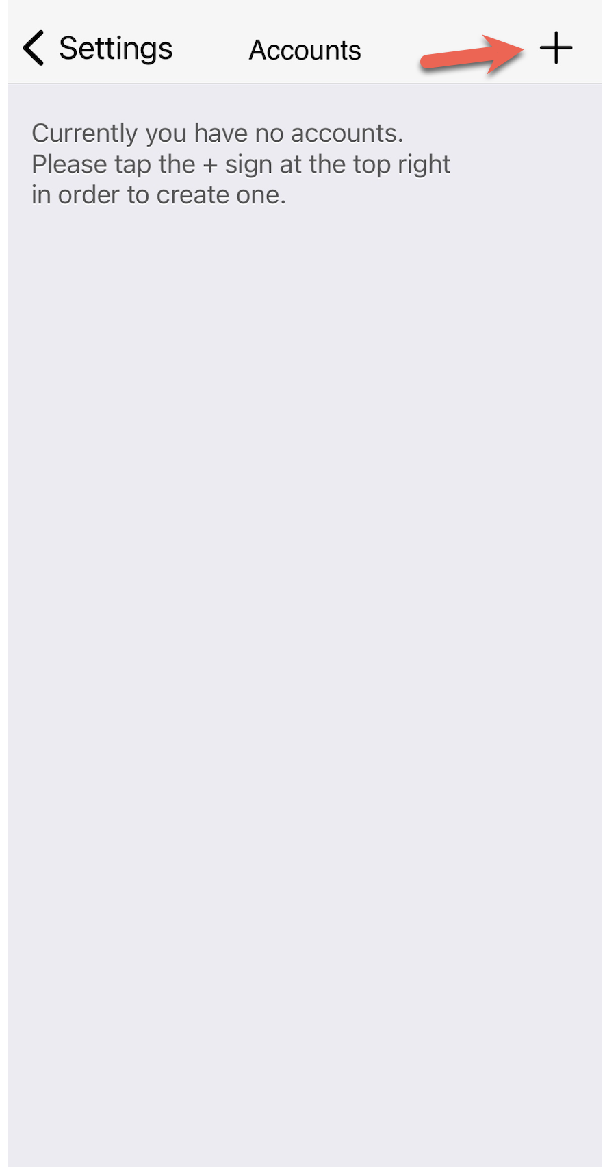 Zoiper iPhone vaihe 1